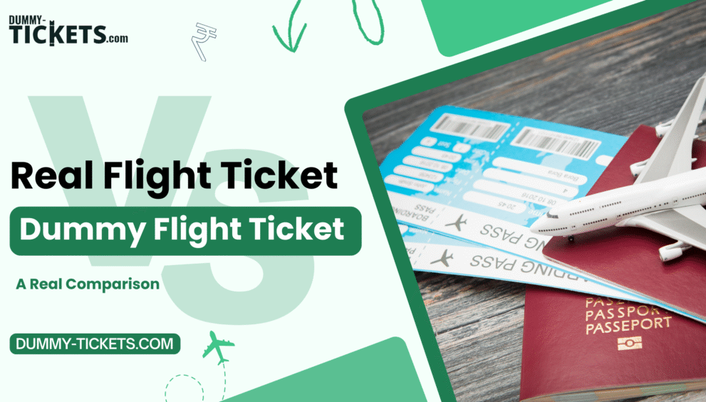 Dummy Flight Ticket