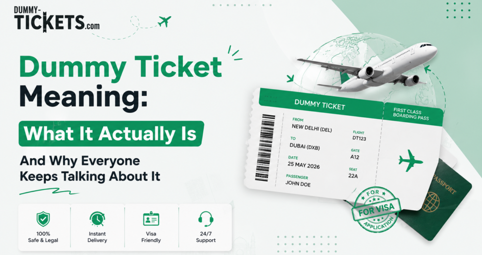 Dummy ticket Meaning