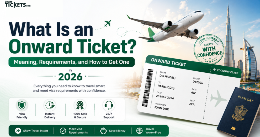 What is an onward ticket