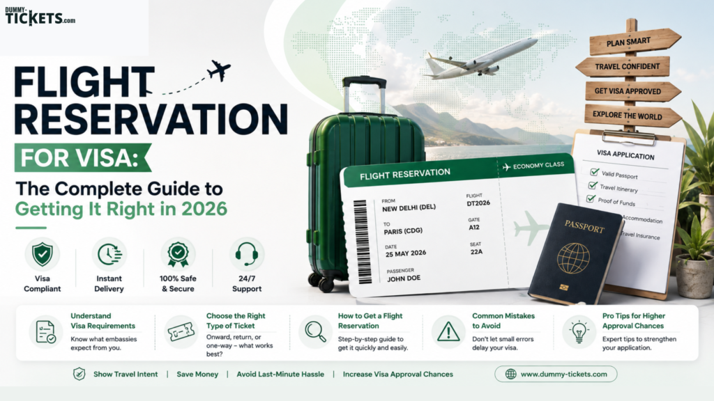 Flight Reservation for Visa