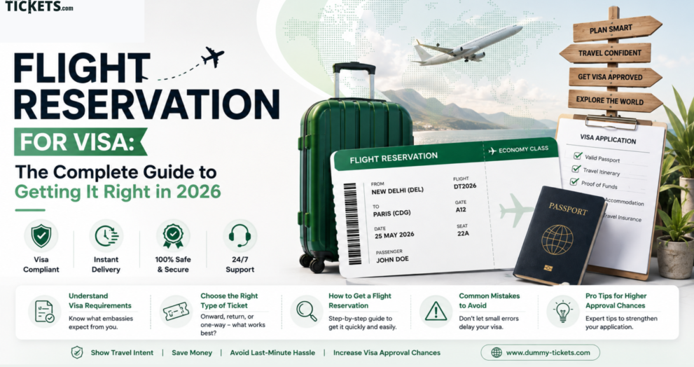 Flight Reservation for Visa