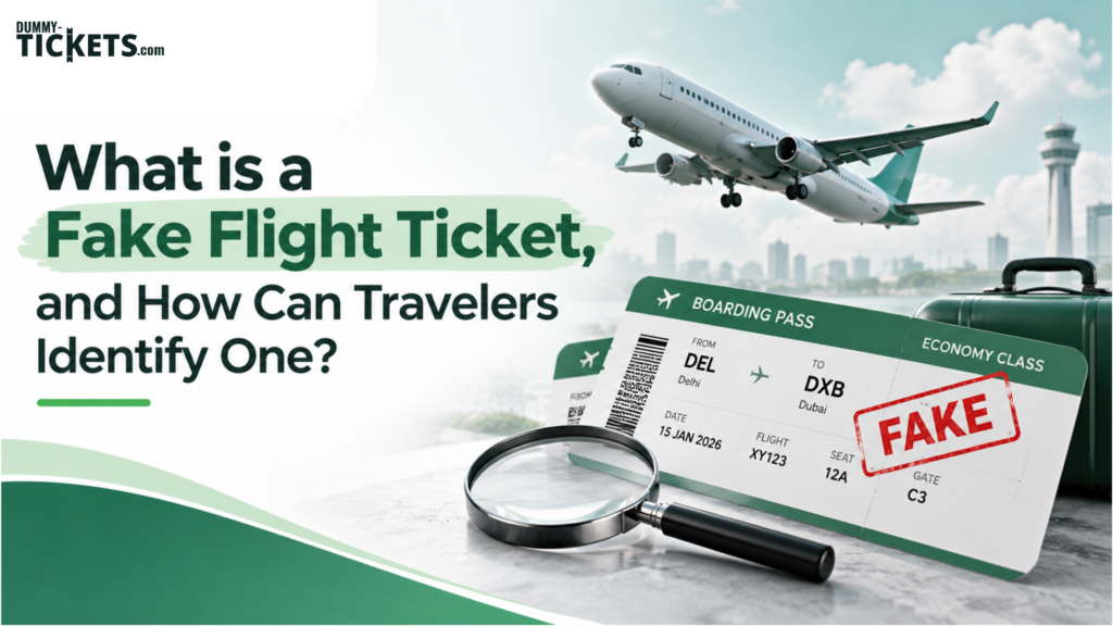 Fake Flight Ticket