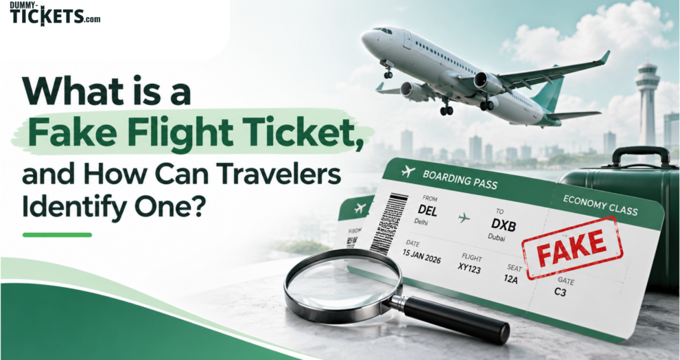 Fake Flight Ticket